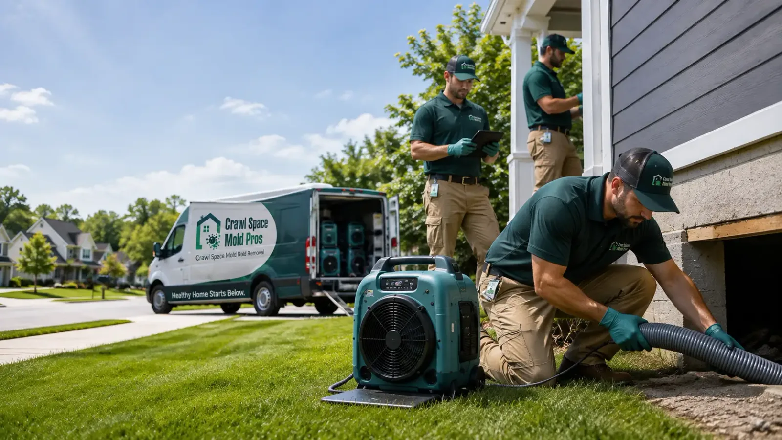 Crawl Space Mold Removal in Windsor, VA